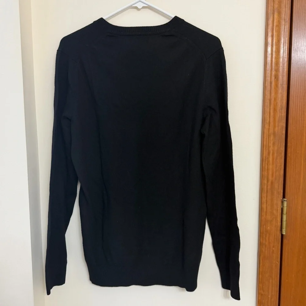 Banana Republic Men's Dark V-Neck Sweater